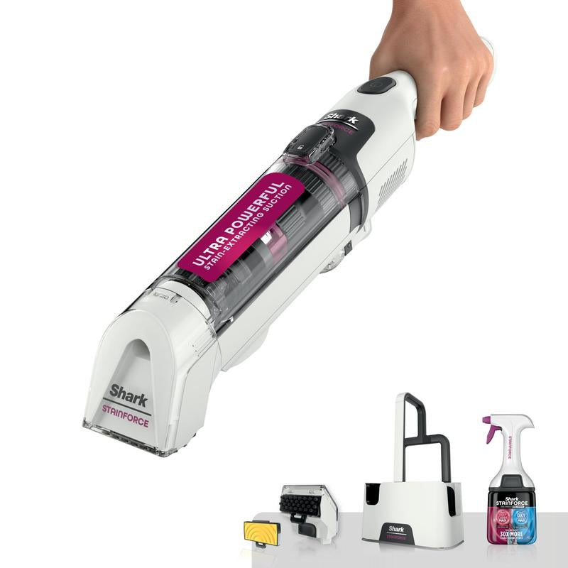 Shark Stainforce™ Cordless Portable Stain Cleaner Powerful Stick Vacuums Deep Cleaning Machine