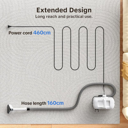 Powerful Mini Spot Cleaner – 500W, 14Kpa Suction for Pet Stains & Upholstery, Self-Cleaning Hose, Dual Water Tanks – Perfect for Carpets, Couch, Car Seats & Mattresses