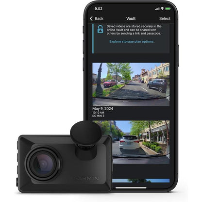 Garmin Dash Cam X110 1080P Dash Cam with a 140-Degree Field of View and Built-In Clarity Polarizer 010-02900-0 Black